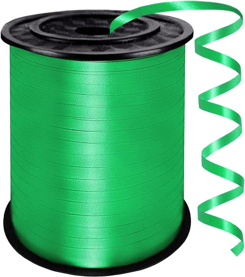 YCDMLJC Green Curling Ribbon,500 Yards Ribbons for Crafts,1/5 Inch Ribbon,Balloon String, Party Decoration,Ribbons for Florist Flower Bows for Graduation Supplies - Image 1